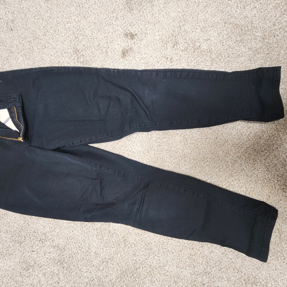 NYDJ sz 8 Alina Convertible Ankle Black Jeans